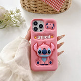 3D Stitch Case with Stand Holder for iPhone